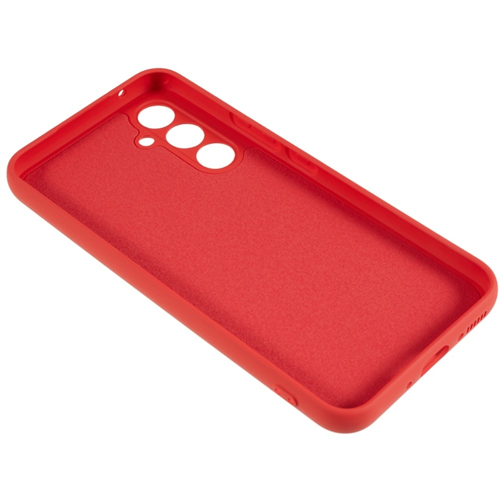 Coque TPU Samsung Galaxy A54, rouge