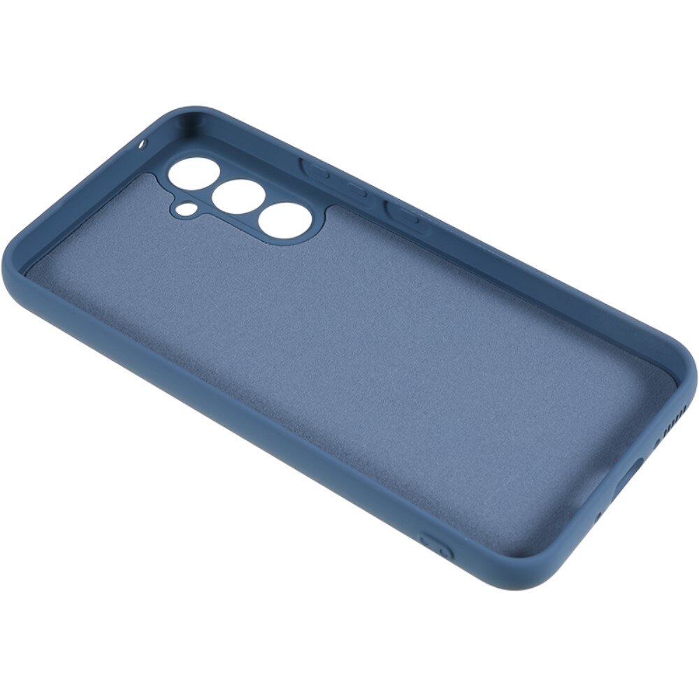 Coque TPU Samsung Galaxy A54, bleu