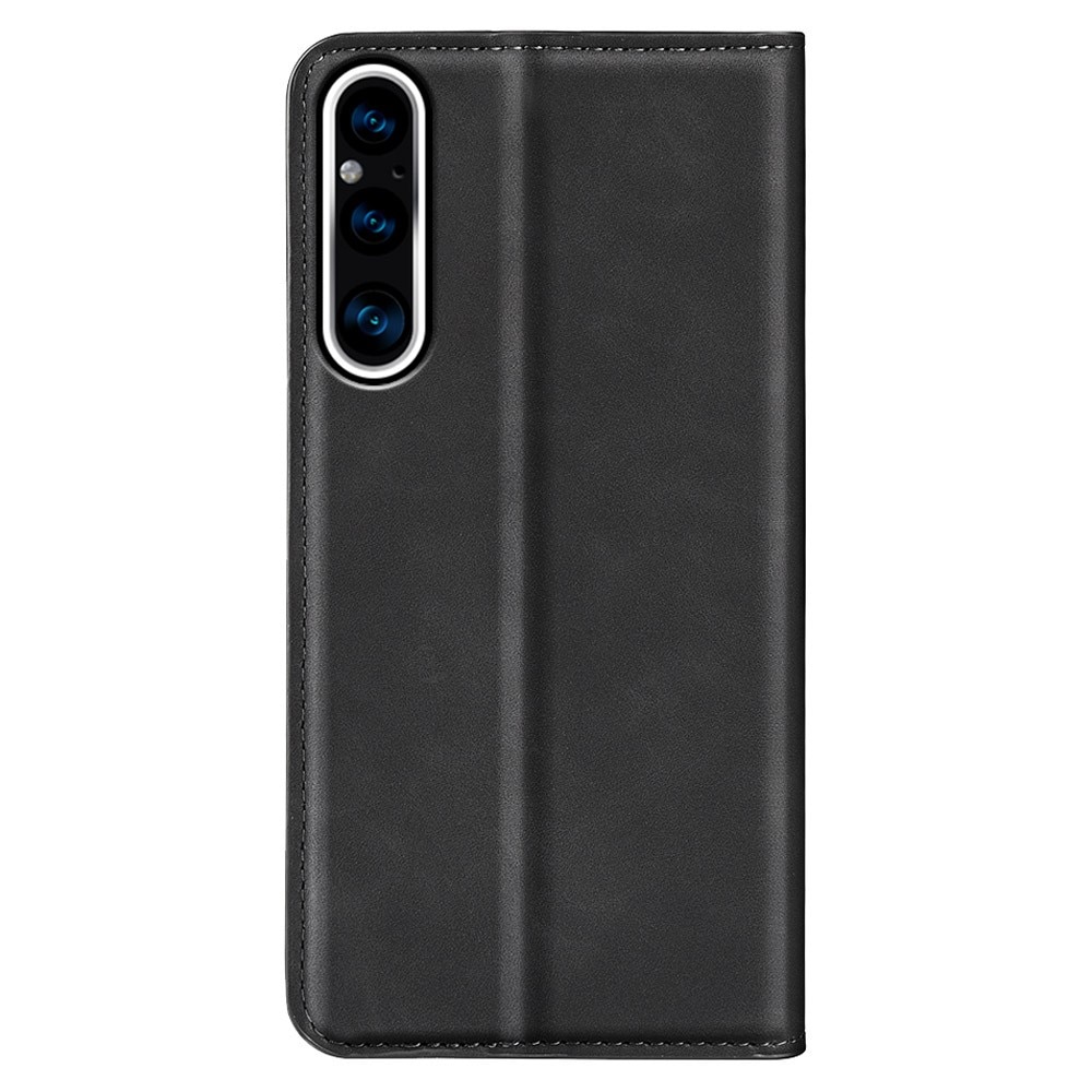 Coque portefeuille mince Sony Xperia 1 V, noir