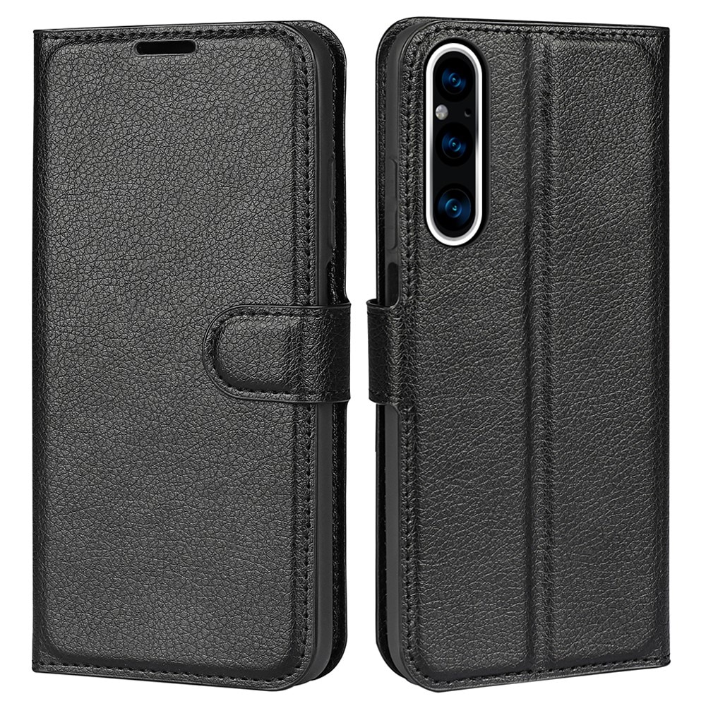 Coque portefeuille Sony Xperia 1 V, noir