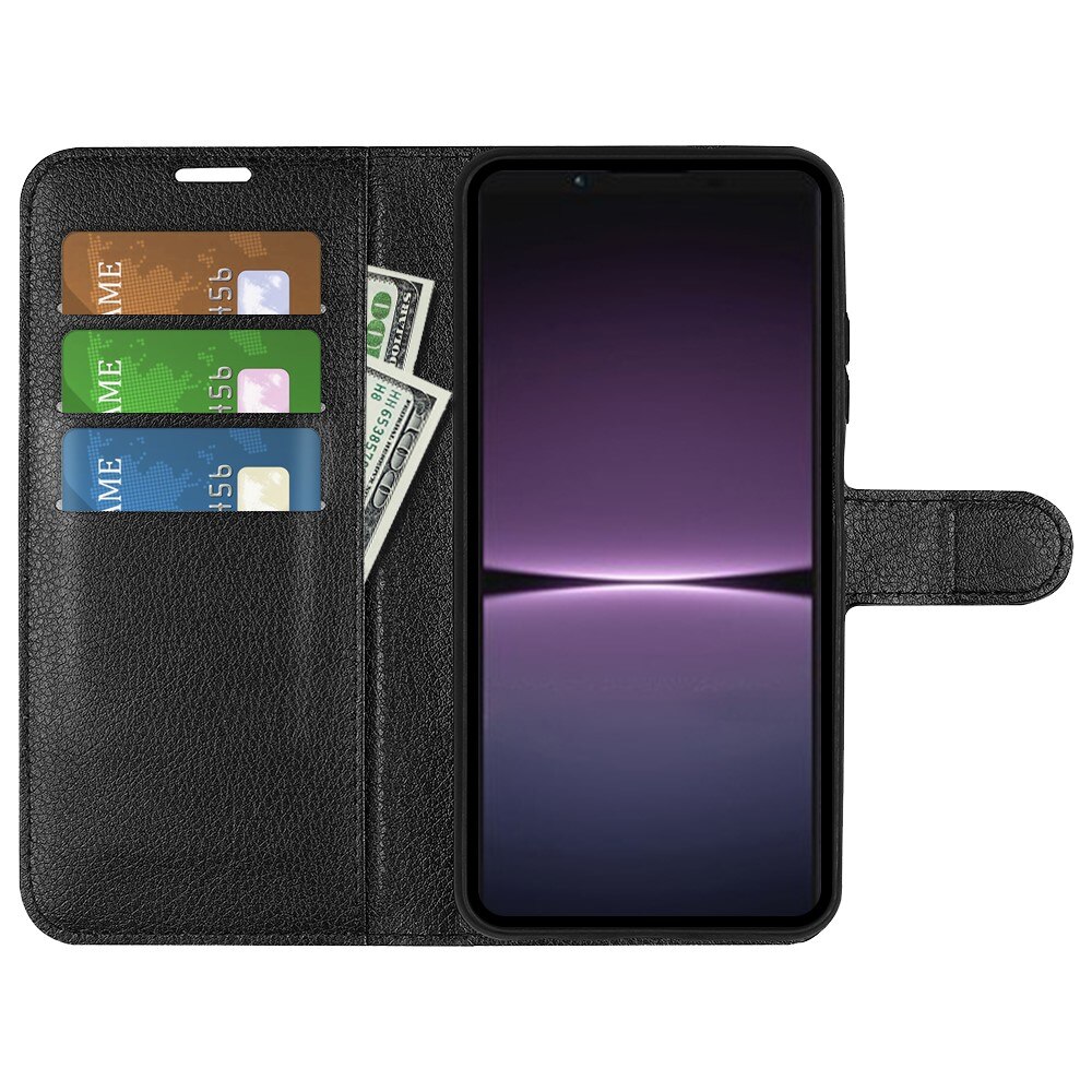Coque portefeuille Sony Xperia 1 V, Noir