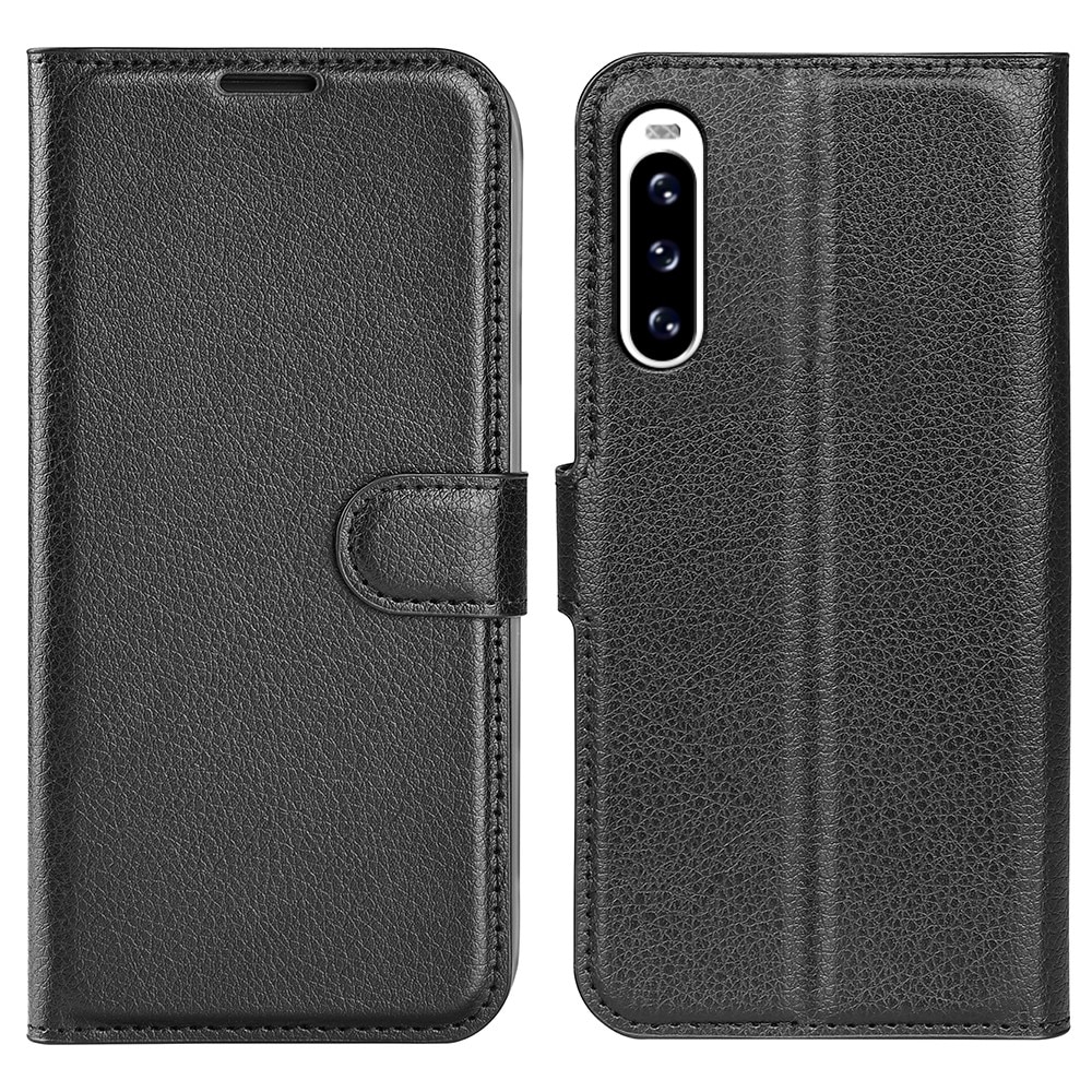 Coque portefeuille Sony Xperia 10 V, noir