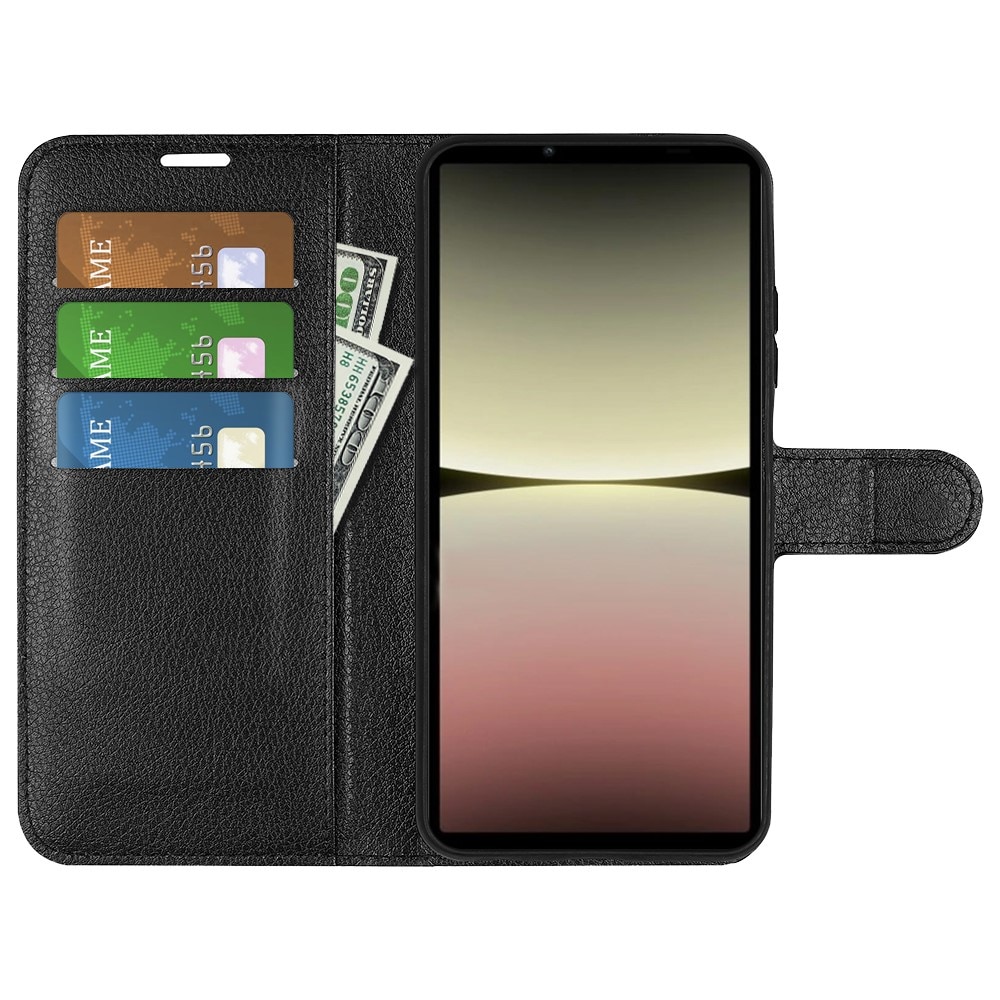 Coque portefeuille Sony Xperia 10 V, Noir