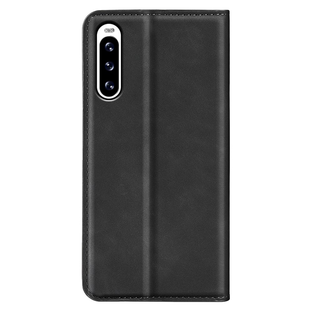 Coque portefeuille mince Sony Xperia 10 V, noir