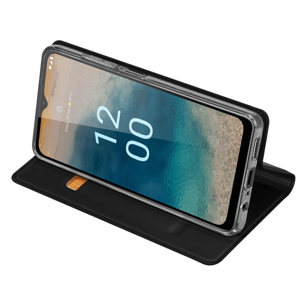 Étui portefeuille Skin Pro Series  Nokia G22, Noir