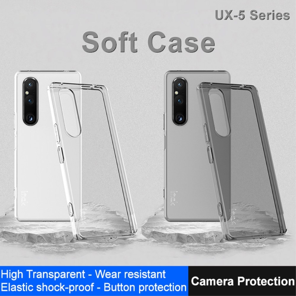 Coque TPU Case Sony Xperia 1 V, Crystal Clear