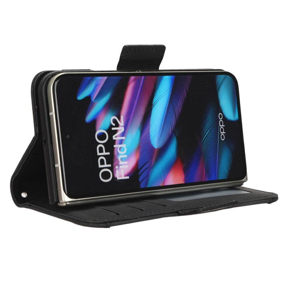 Étui portefeuille Multi Oppo Find N2, noir