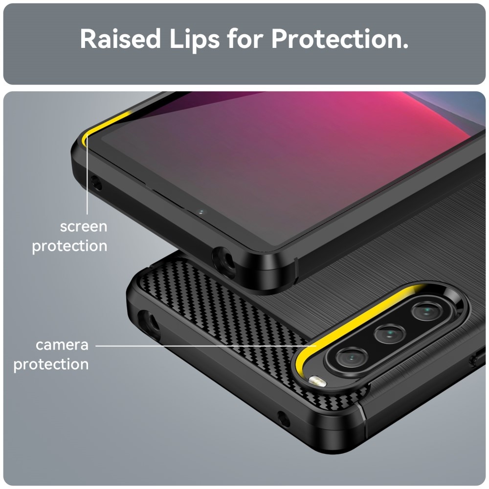 Coque TPU Brushed Sony Xperia 10 V, [FÄRG}