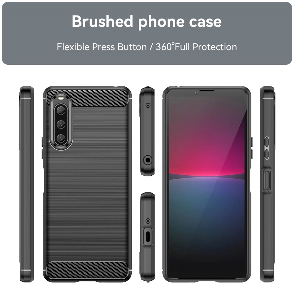 Coque TPU Brushed Sony Xperia 10 V, Black