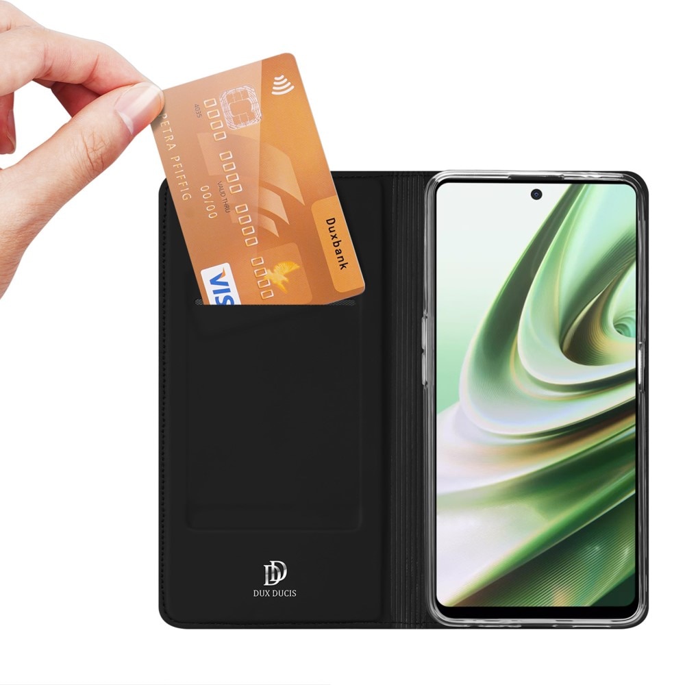 Étui portefeuille Skin Pro Series  OnePlus Nord CE 3 Lite, Noir