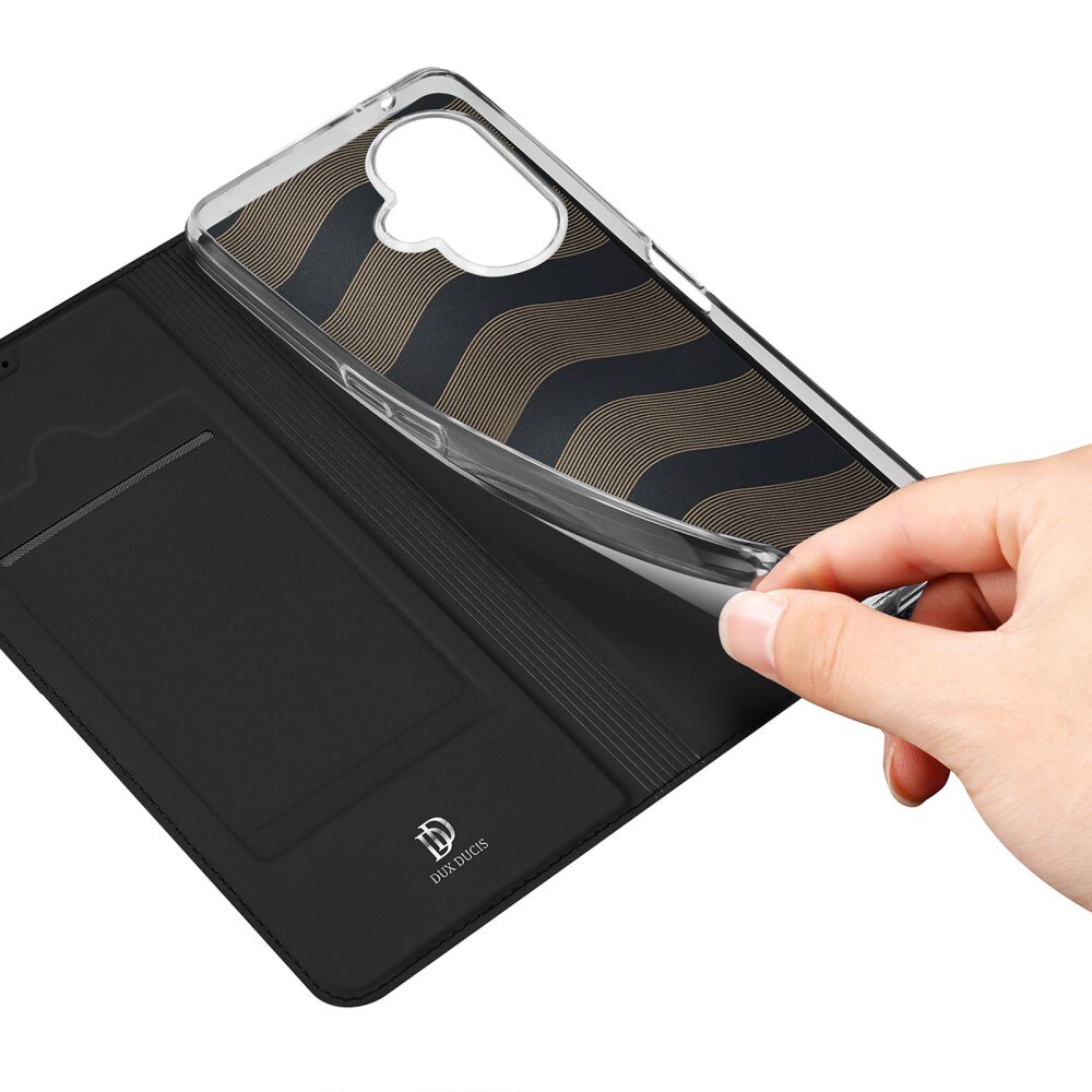 Étui portefeuille Skin Pro Series  OnePlus Nord CE 3 Lite, Noir