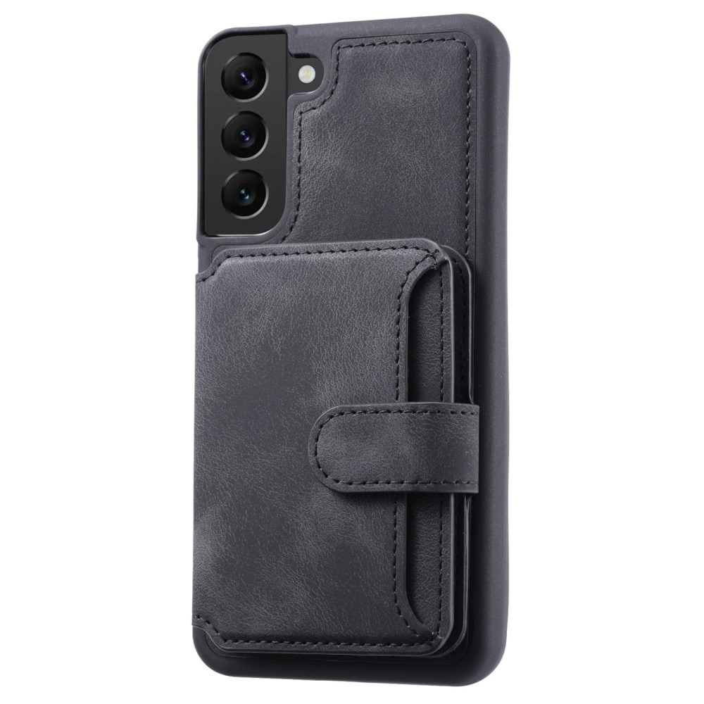 Coque porte-cartes Multi-slot anti-RFID Samsung Galaxy S23, noir