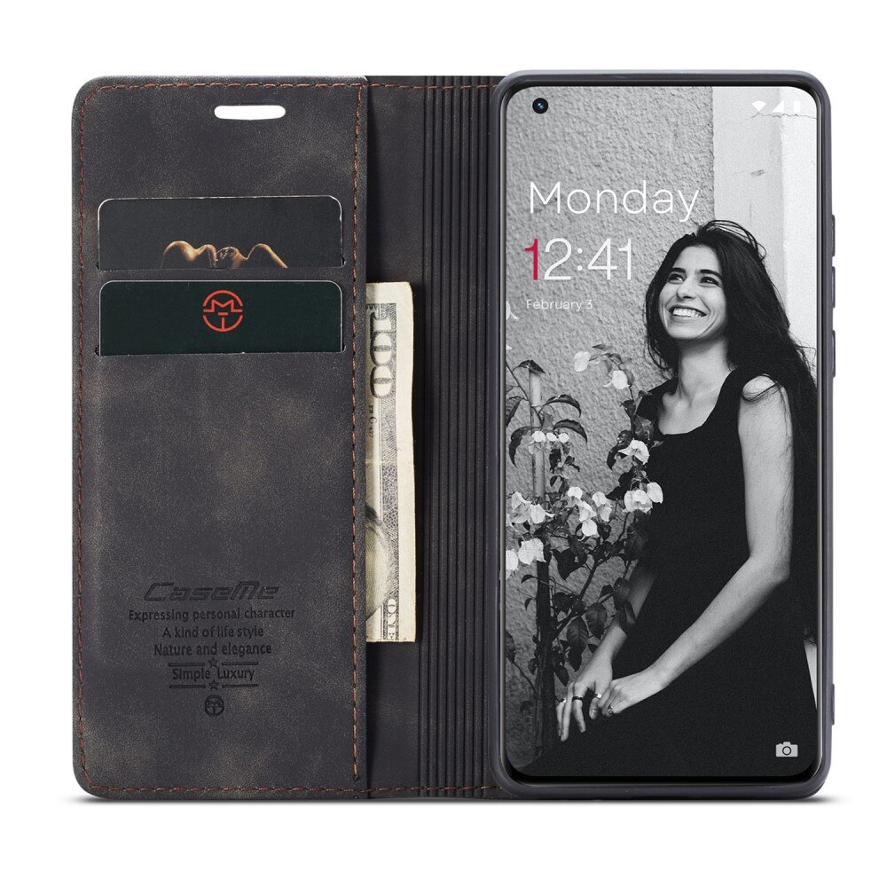 Étui portefeuille mince  OnePlus 11, Noir