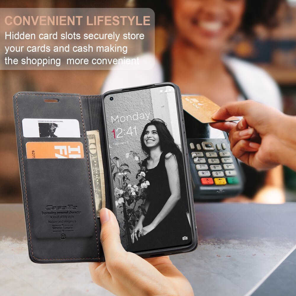 Étui portefeuille mince  OnePlus 11, Noir