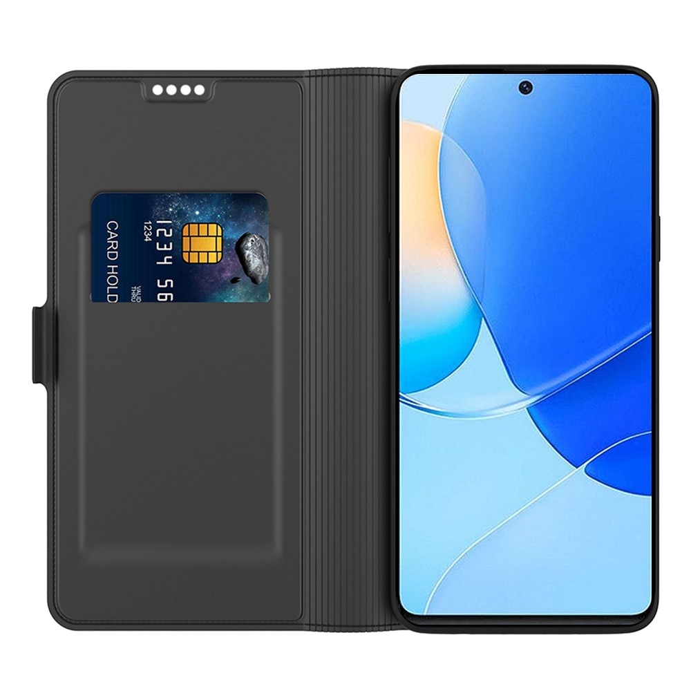 Étui portefeuille Slim Card Wallet Huawei P60/P60 Pro, noir
