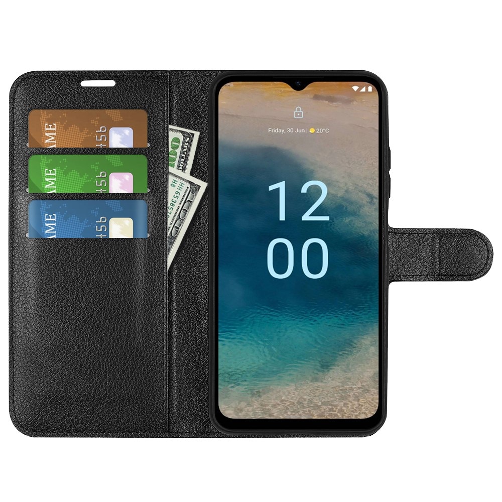 Coque portefeuille  Nokia G22, Noir