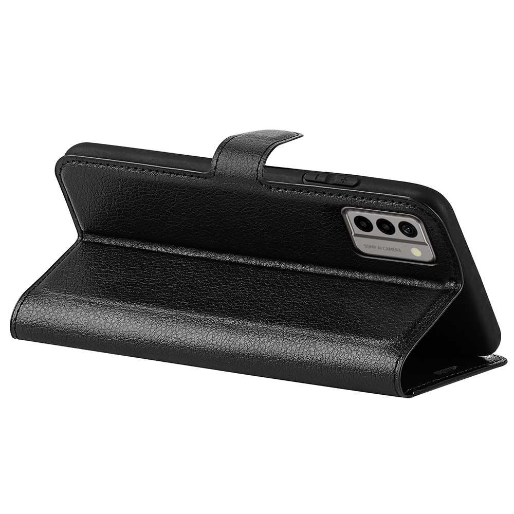 Coque portefeuille Nokia G22, noir