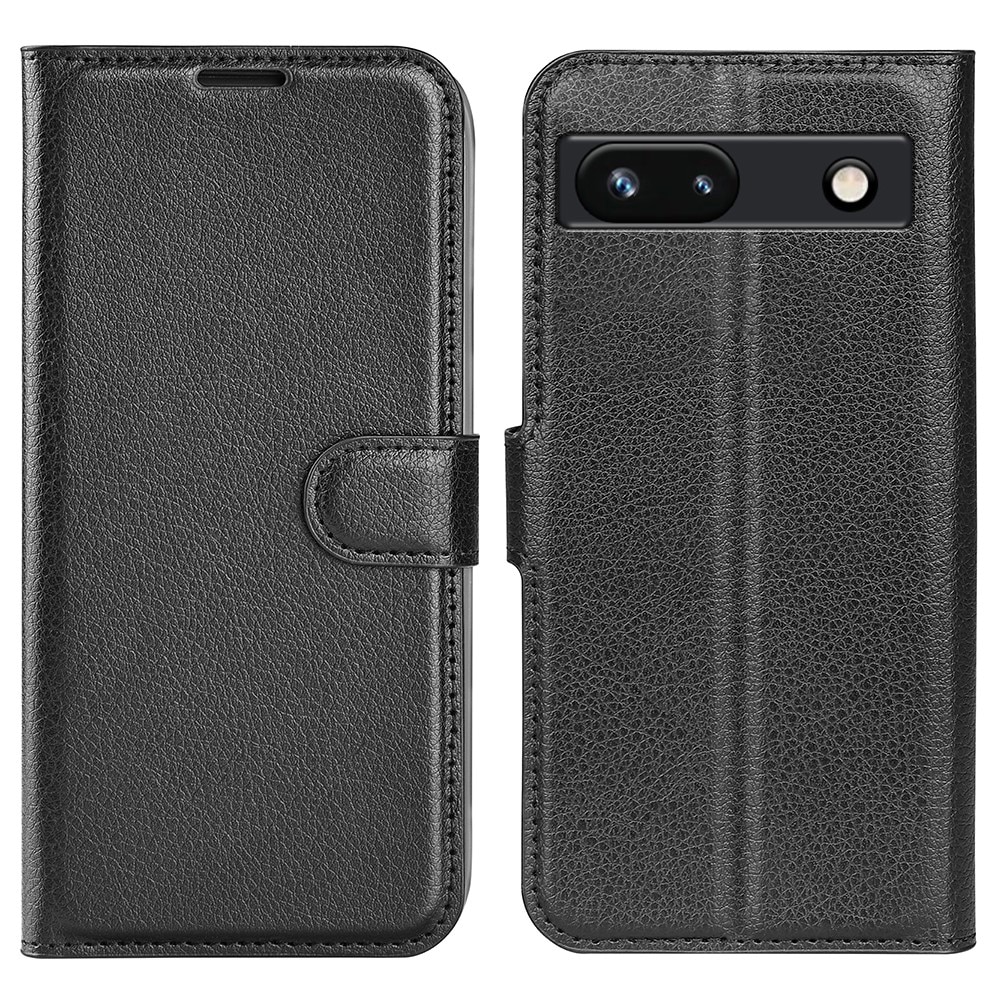 Coque portefeuille Google Pixel 7a, Noir