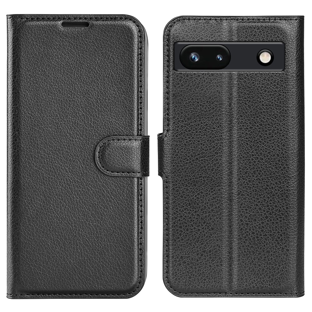 Coque portefeuille Google Pixel 7a, noir