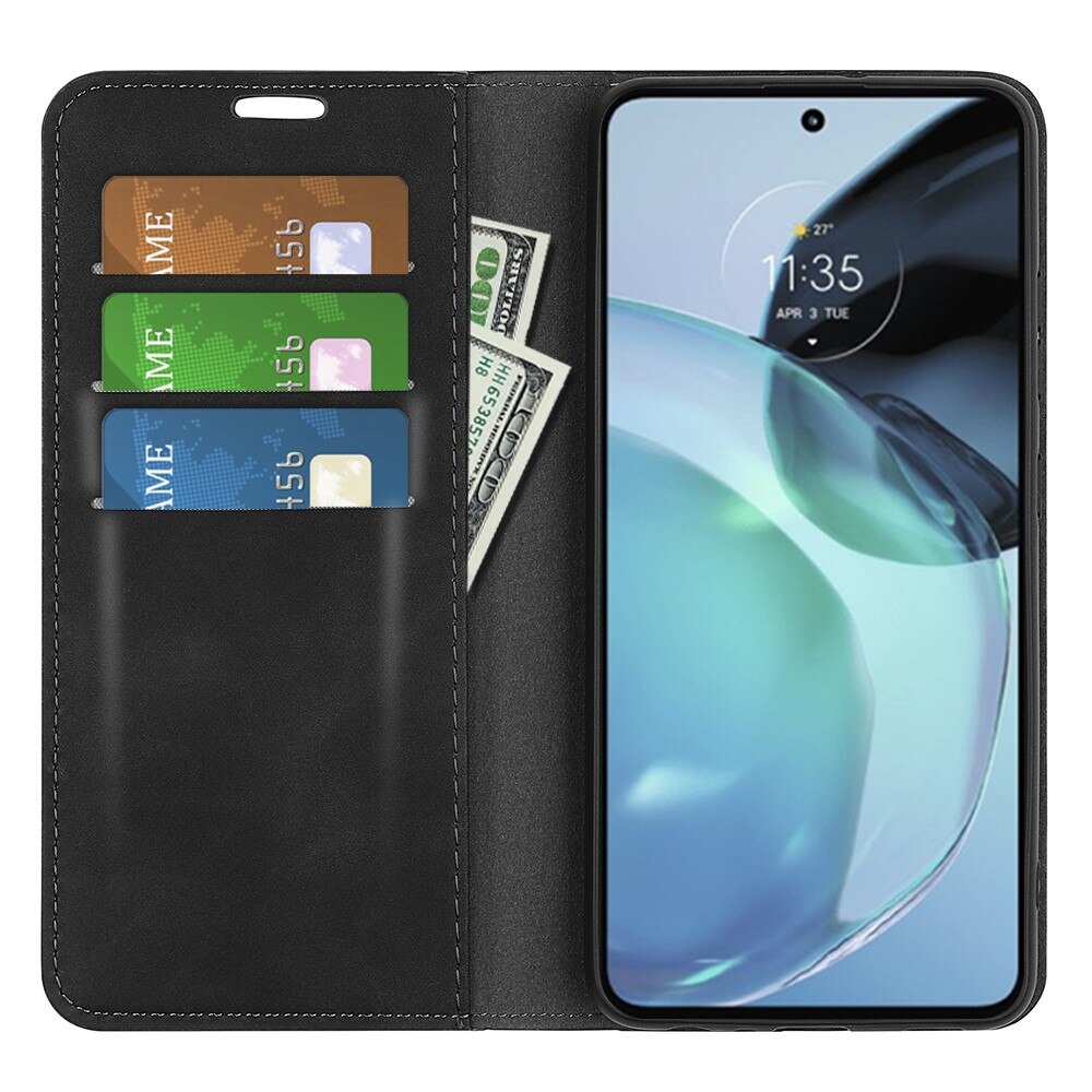 Coque portefeuille mince Google Pixel 7a, Noir