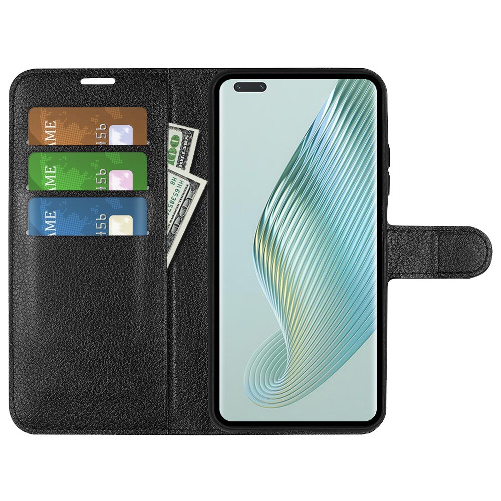 Coque portefeuille Honor Magic5 Pro, Noir
