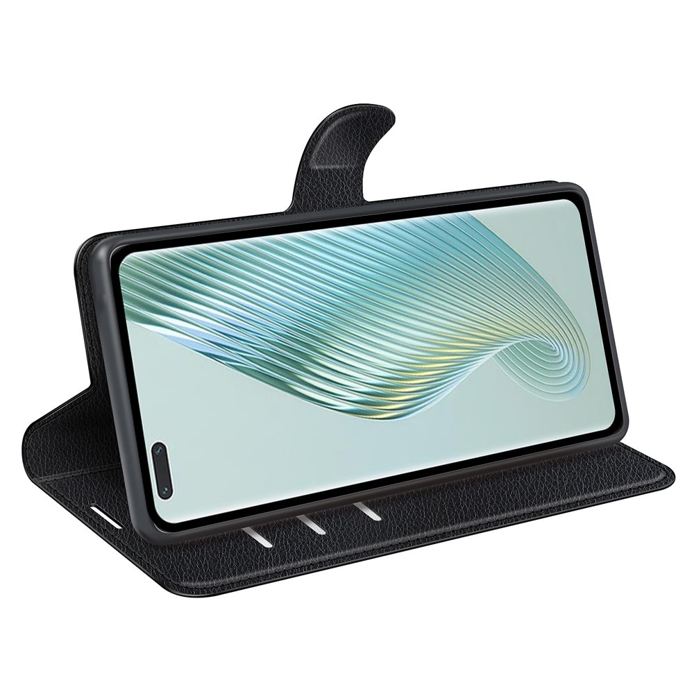 Coque portefeuille Honor Magic5 Pro, Noir