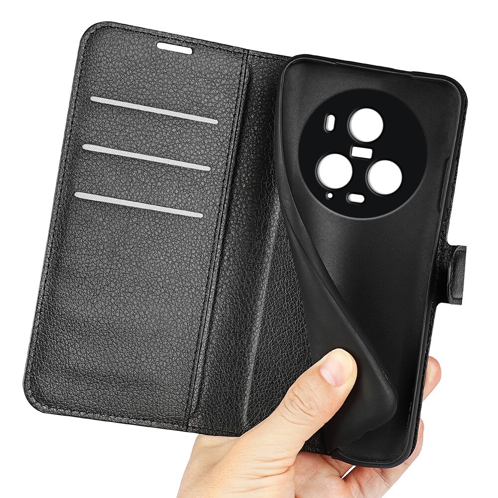 Coque portefeuille Honor Magic5 Pro, Noir