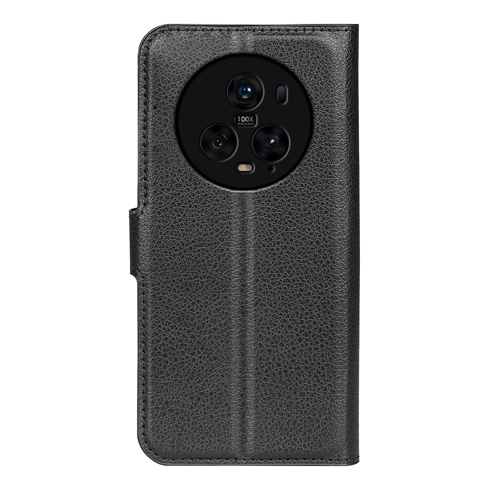 Coque portefeuille Honor Magic5 Pro, Noir
