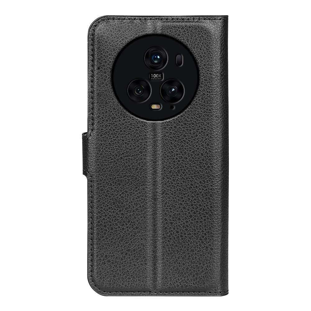 Coque portefeuille Honor Magic5 Pro, noir