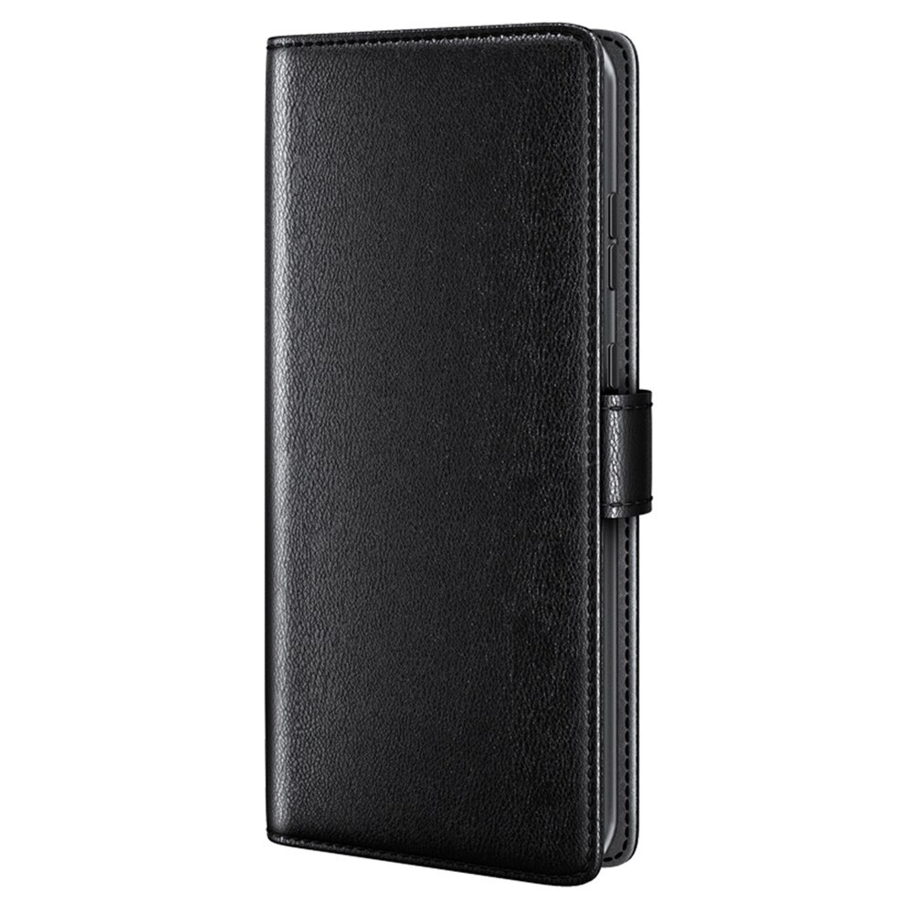 Étui en cuir veritable Samsung Galaxy A24, Noir
