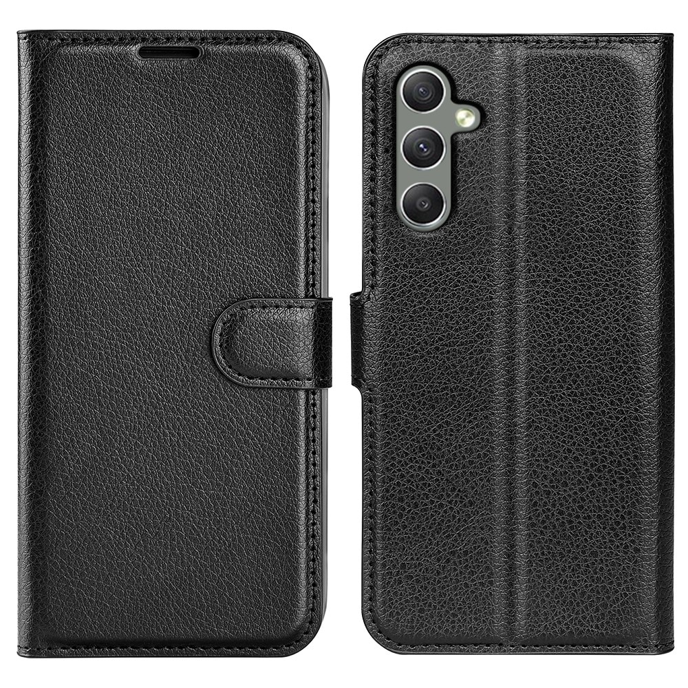 Coque portefeuille Samsung Galaxy A24, noir