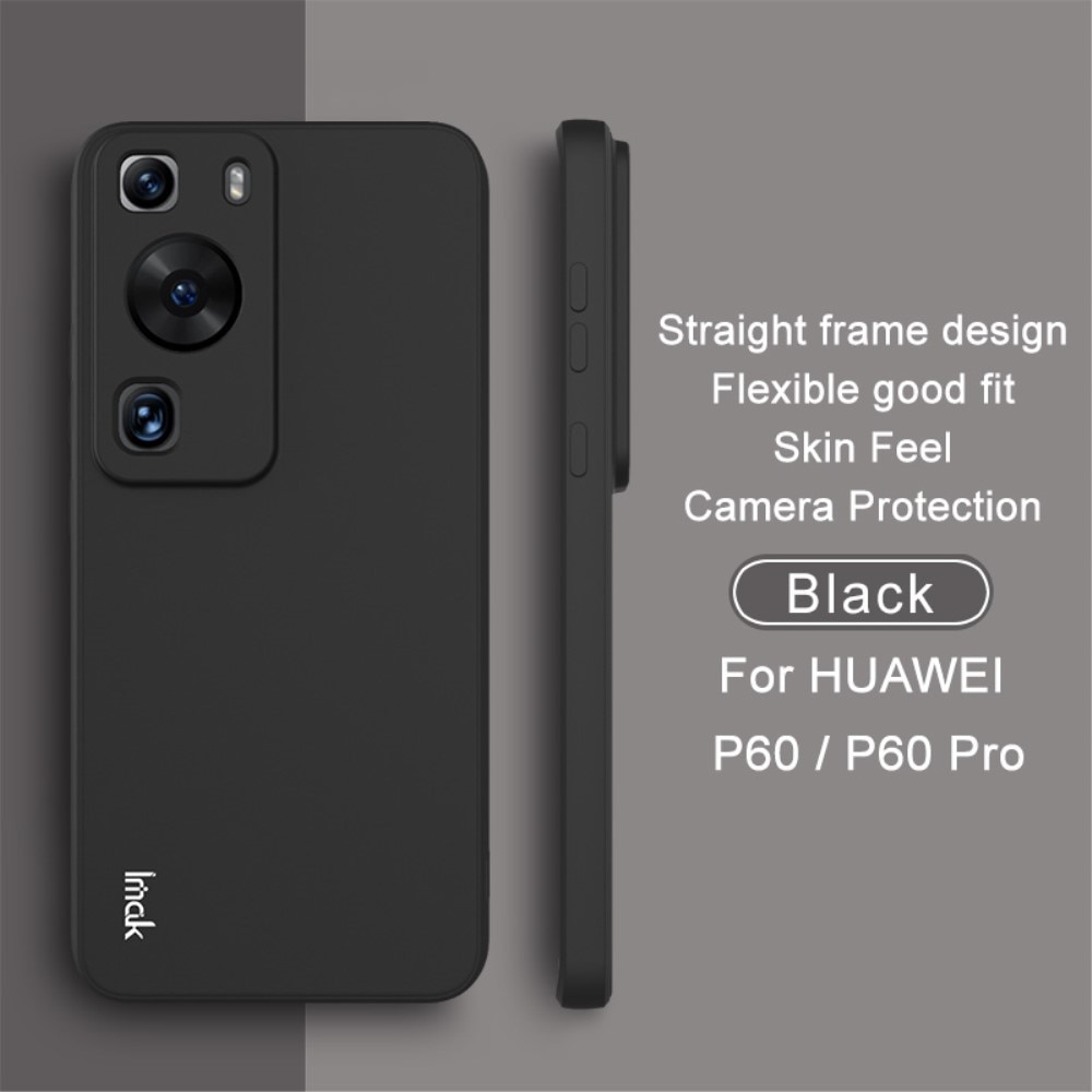 Coque Frosted TPU Huawei P60/P60 Pro, Black