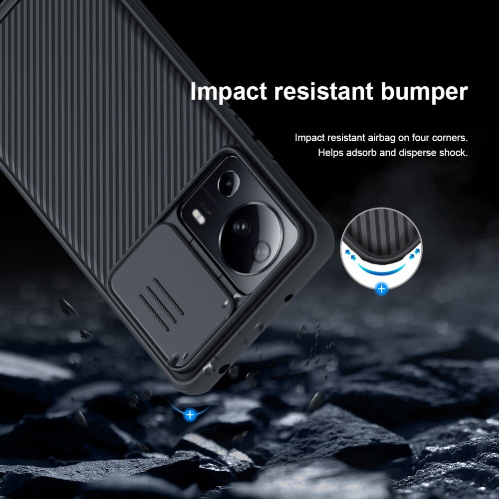 Coque CamShield Xiaomi 13 Lite, Noir