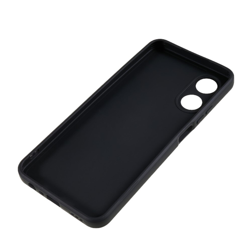 Coque TPU Oppo A17, noir