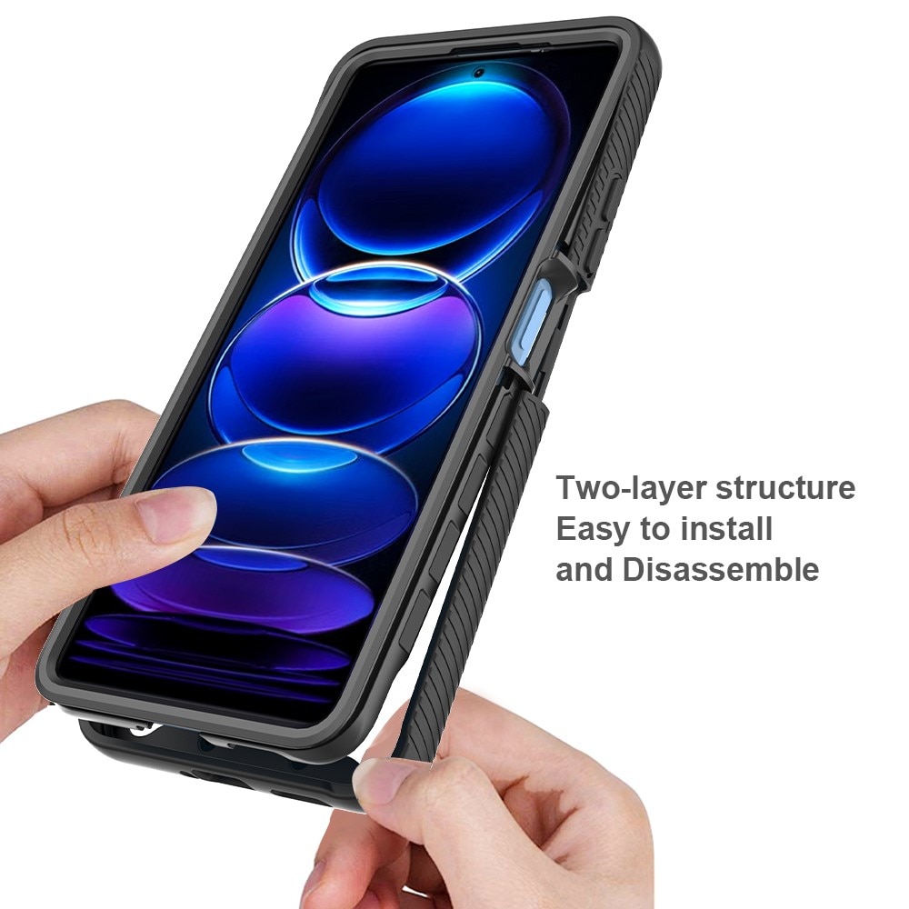 Coque Full Protection Xiaomi Redmi Note 12 Pro, Noir