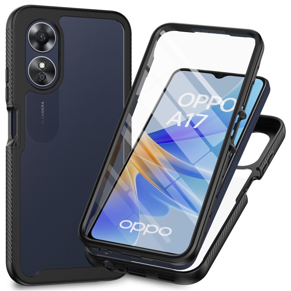 Coque Full Protection Oppo A17, noir