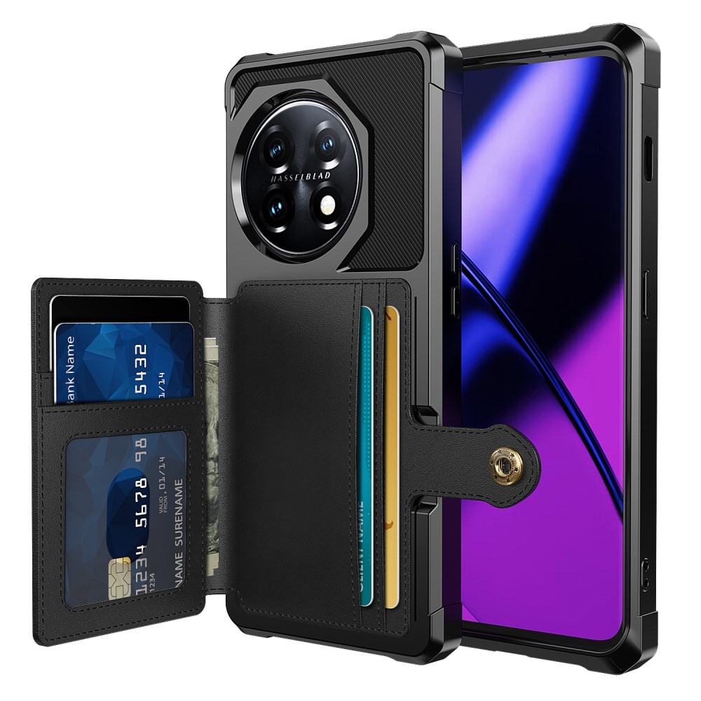 Coque porte-cartes Tough Multi-slot  OnePlus 11, Noir