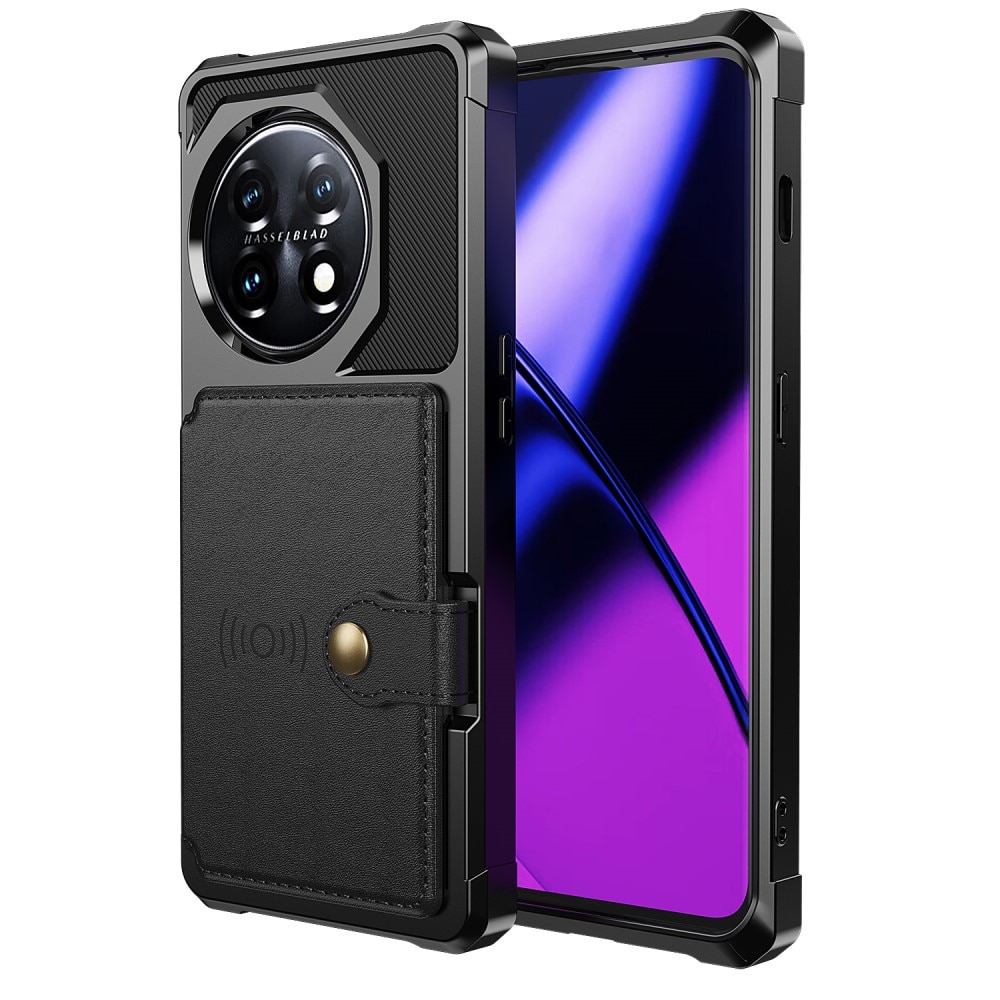 Coque porte-cartes Tough Multi-slot  OnePlus 11, Noir