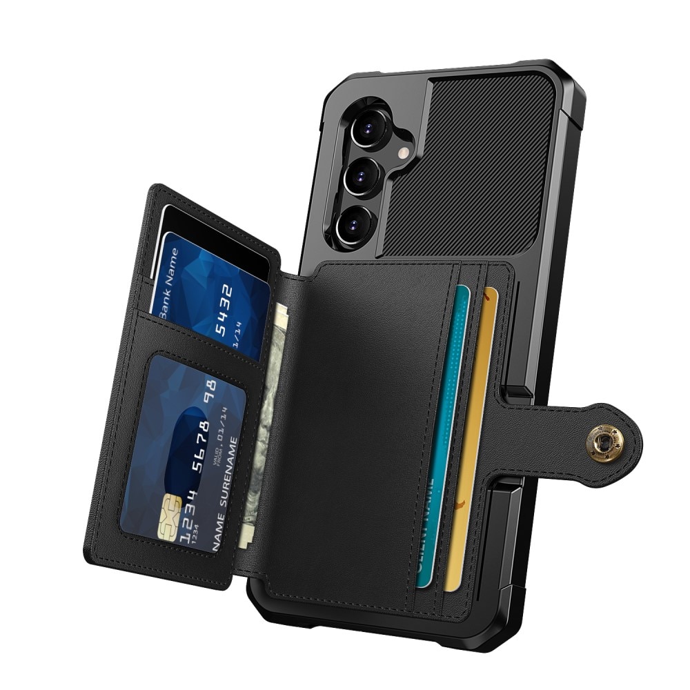 Coque porte-cartes Tough Multi-slot Samsung Galaxy A34, Noir