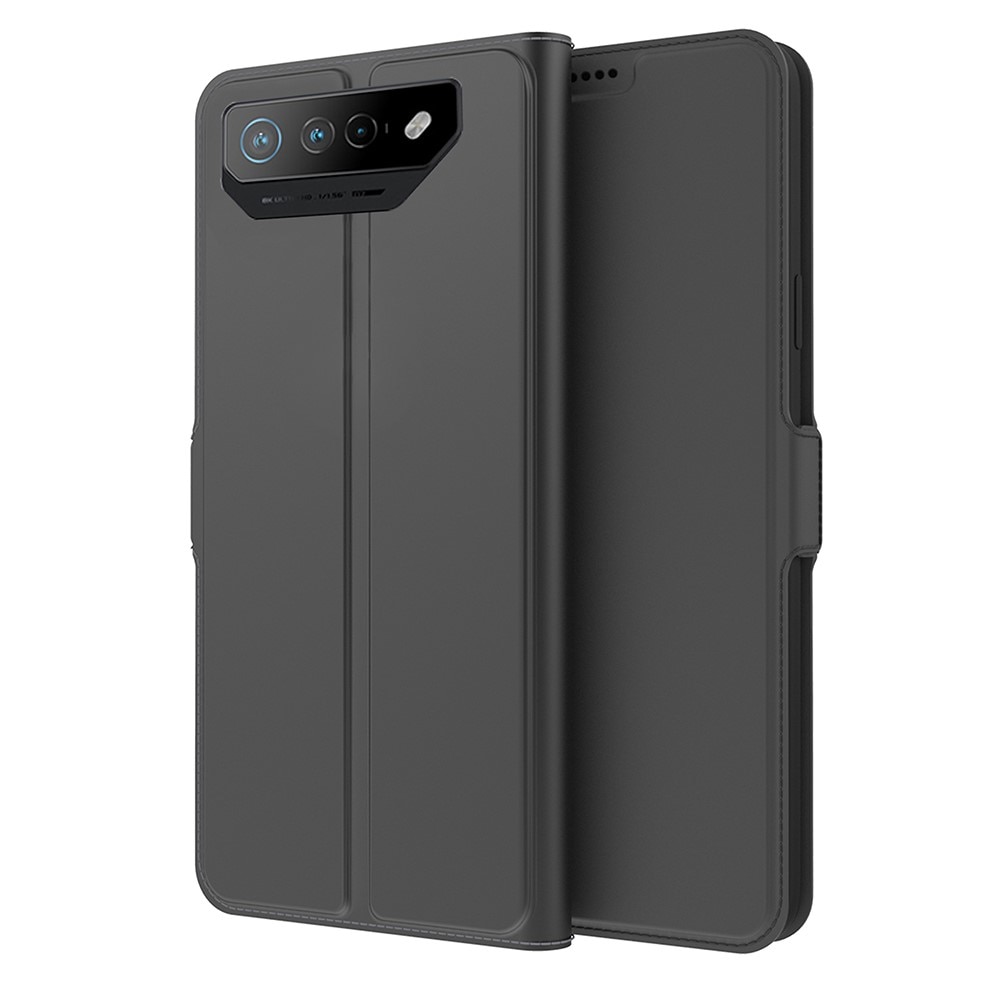 Étui portefeuille Slim Card Wallet Asus ROG Phone 7 Ultimate, noir