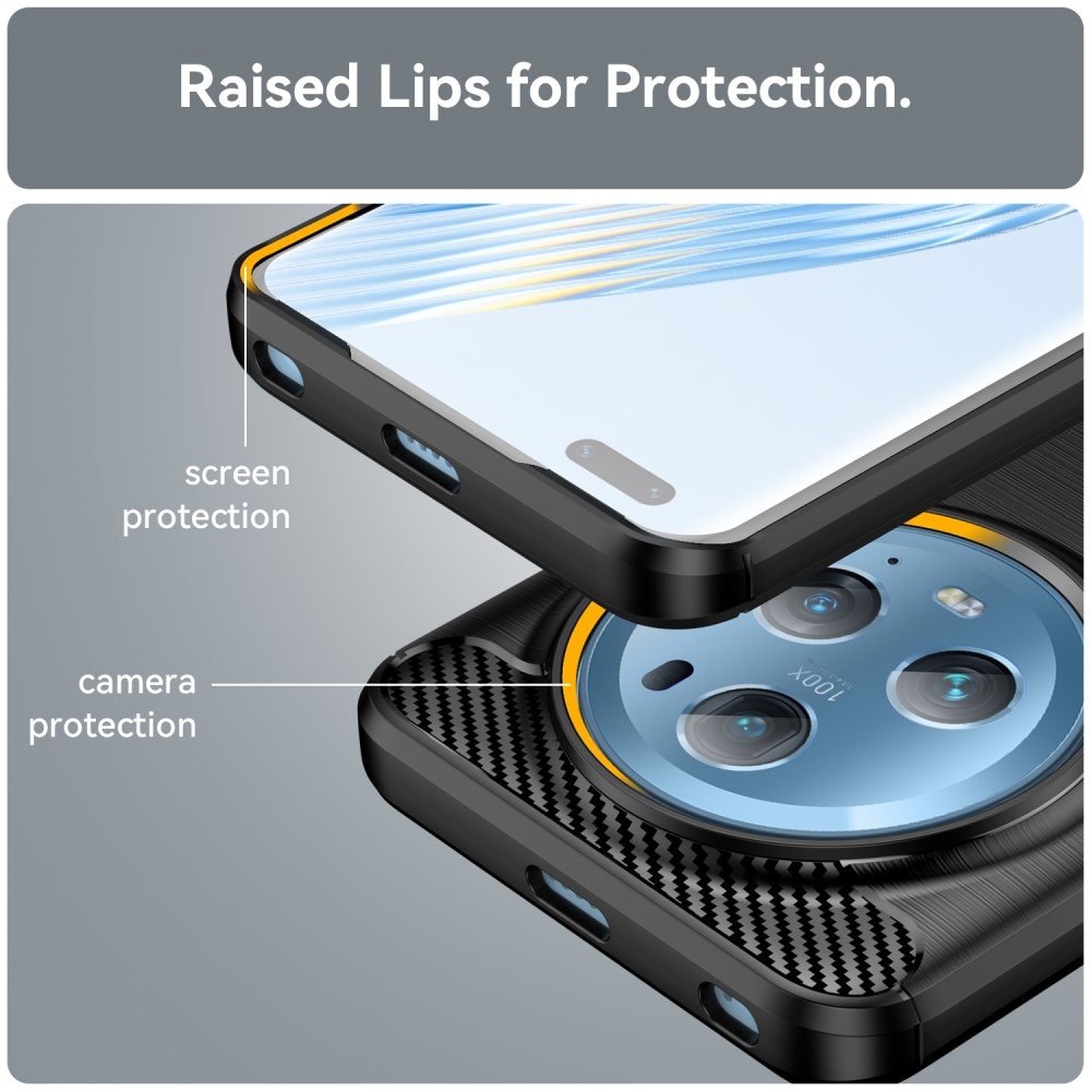 Coque TPU Brushed Honor Magic5 Pro, [FÄRG}