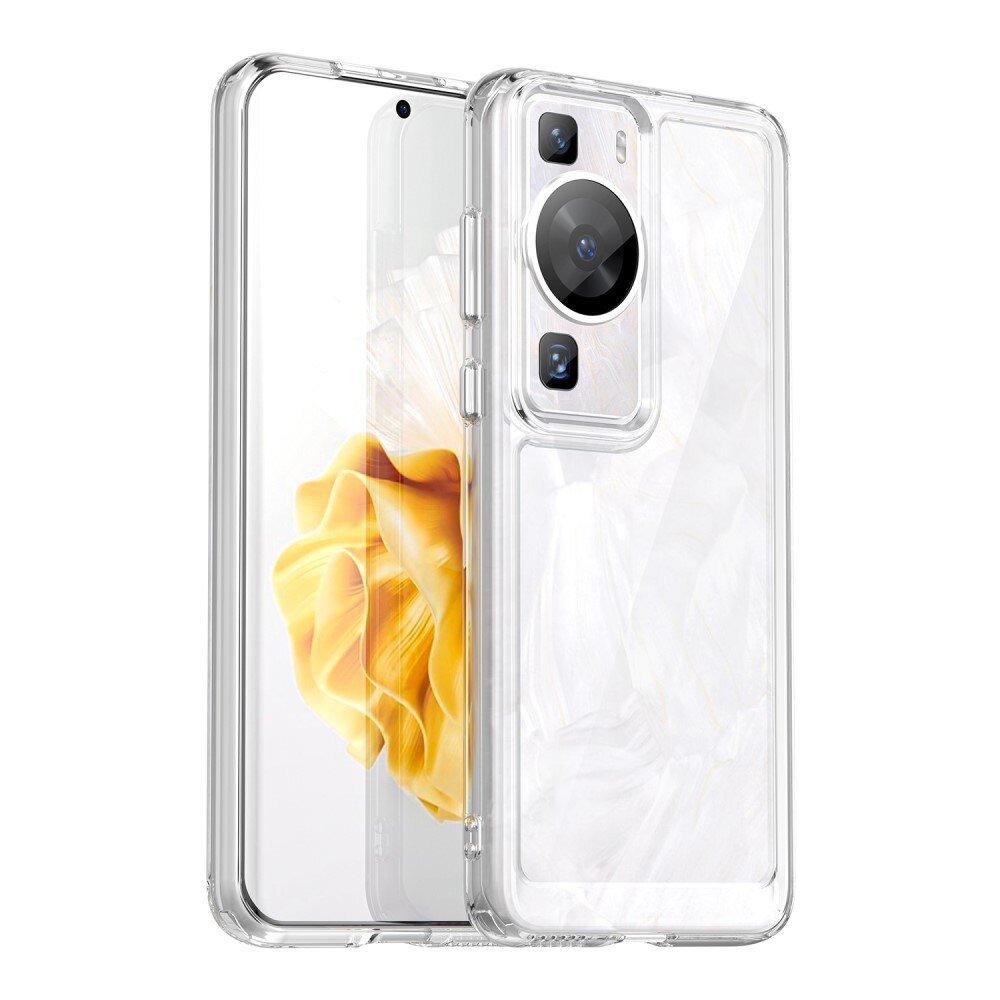 Coque hybride Crystal Hybrid pour Huawei P60/P60 Pro, transparent