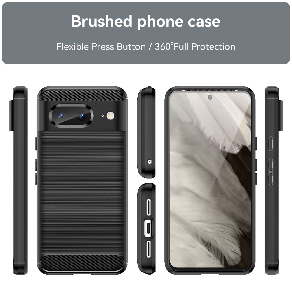 Coque TPU Brushed Google Pixel 8, Black