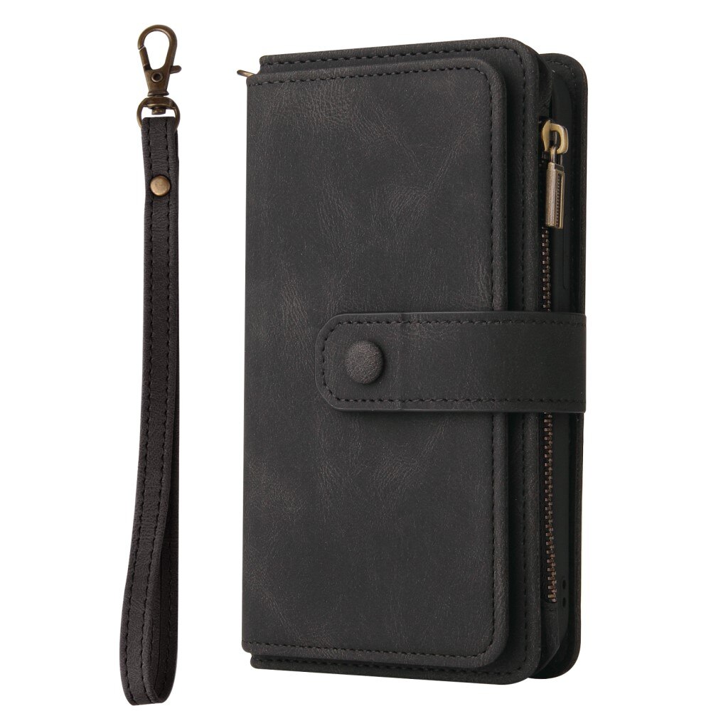 Leather Multi Wallet Xiaomi Redmi Note 12, noir