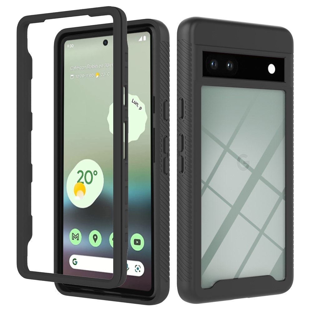 Coque de couverture complète Google Pixel 7a, Noir