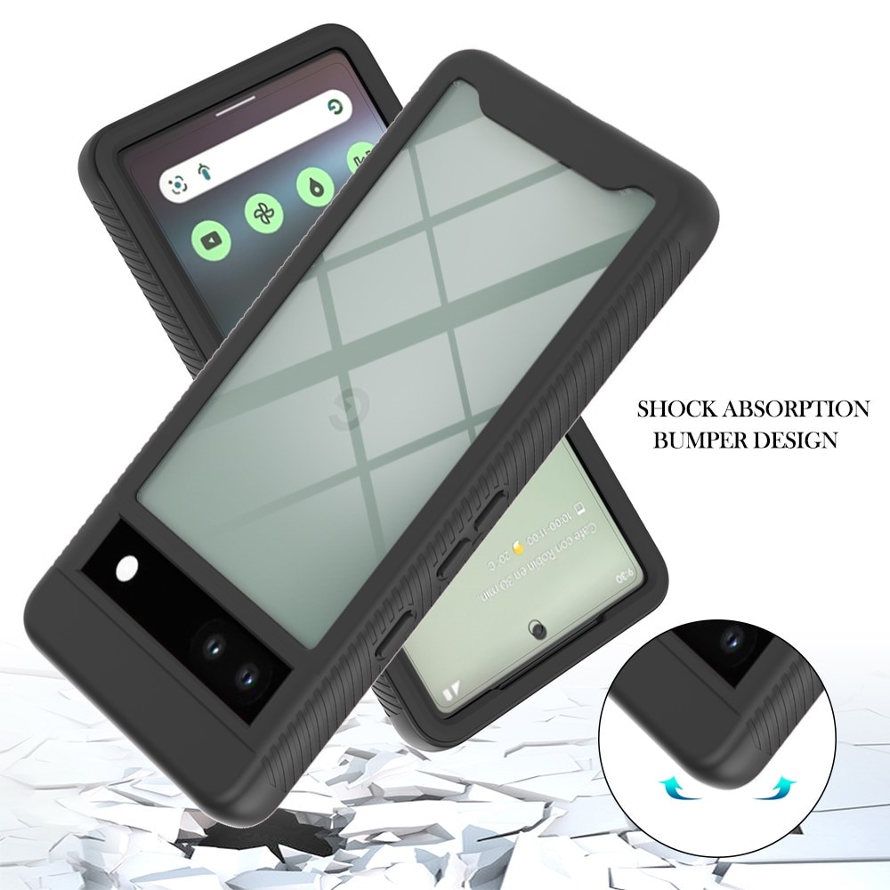 Coque de couverture complète Google Pixel 7a, Noir