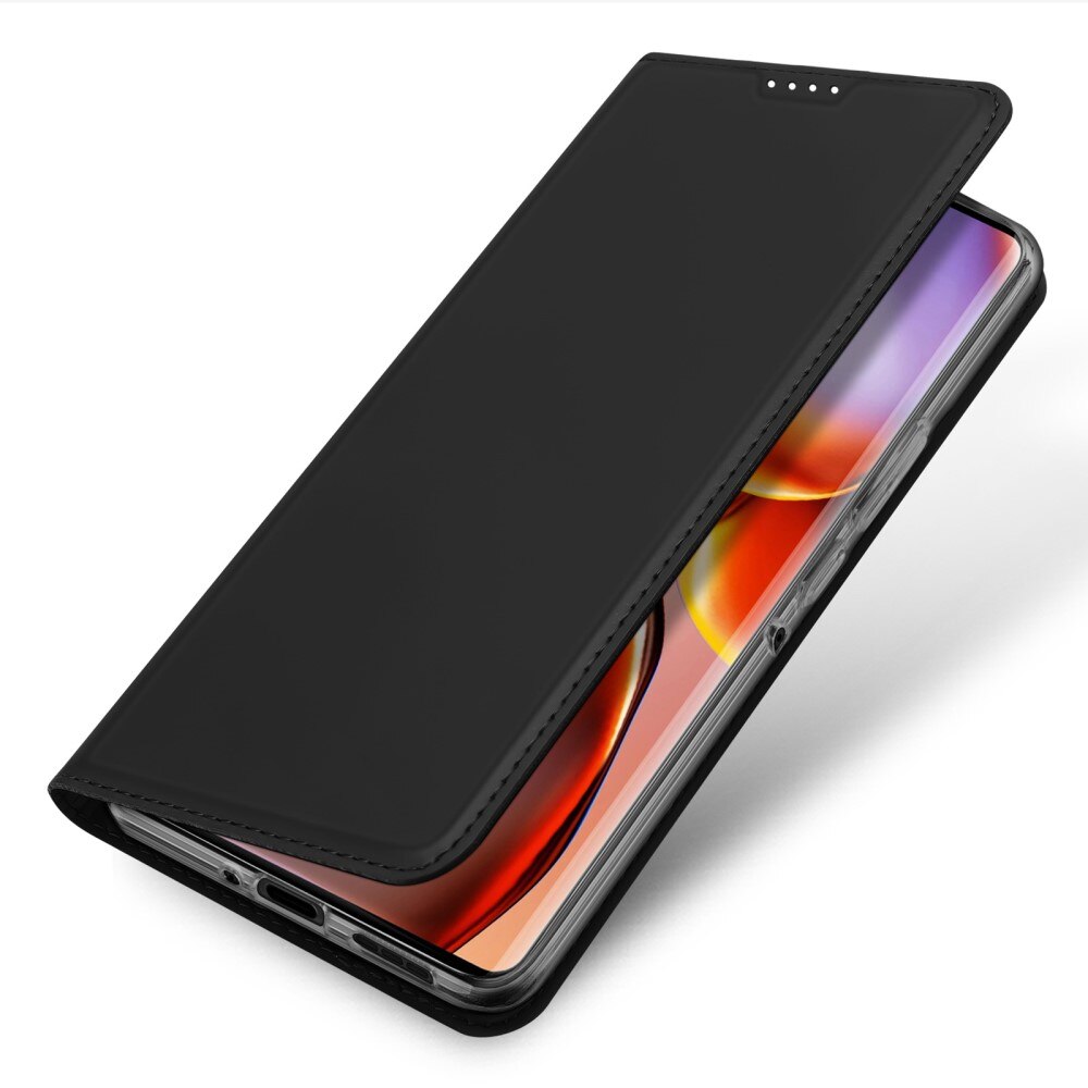 Étui portefeuille Skin Pro Series Motorola Edge 40 Pro, Noir