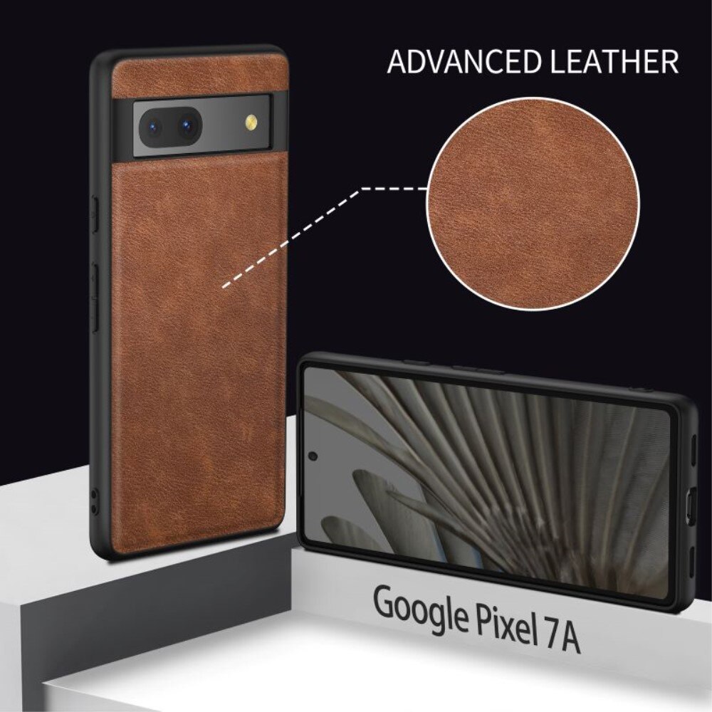 Coque en Cuir Google Pixel 7a Marron