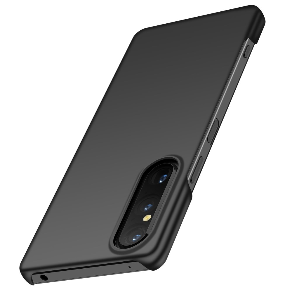 Coque dures caoutchoutées Sony Xperia 1 V, noir