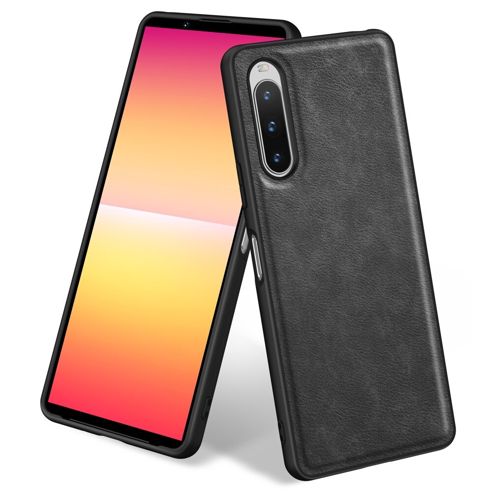 Coque en Cuir Sony Xperia 10 V noir